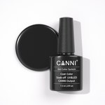 Изображение  Gel polish CANNI 161 black, 7.3 ml, Volume (ml, g): 44992, Color No.: 161