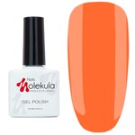 Изображение  Nails Molekula Gel Polish 11 ml, № 054 Neon Orange, Volume (ml, g): 11, Color No.: 54