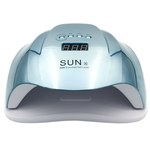 Изображение  Лампа для ногтей и шеллака SUN X UV+LED 54 Вт, Зеркально голубая