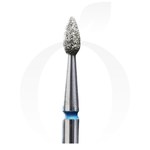 Изображение  Фреза алмазная Staleks FA40B023/5, капля синяя диаметр 2,3 мм, рабочая часть 5 мм
