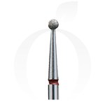 Изображение  Diamond cutter Staleks FA01R025, red ball diameter 2.5 mm