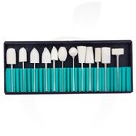 Изображение  Nozzles of a mill for polishing of nails felt for manicure and a pedicure — a set from 12 pieces