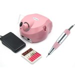 Изображение  Milling cutter for manicure Drill pro ZS 601/DM 202 65 W 35 000 rpm, Pink, Router color: Pink, Color: Pink