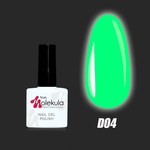 Изображение  Nails Molekula Gel Polish DISCO collection 11 ml №D04 (Ibiza club), Volume (ml, g): 11, Color No.: D04