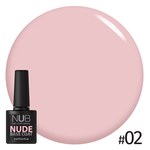 Изображение  Camouflage base for nails NUB Nude Rubber Base 8 ml, № 02, Color No.: 2