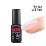 Изображение  Base with nylon fibers PNB Fiber Base, milky pink, 4 ml