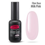 Изображение  Base with nylon fibers PNB Fiber Base, milky pink, 8 ml