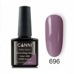 Изображение  Камуфлирующая база для гель лака CANNI 7,3 мл № 696, фиолетовая, Цвет №: 696