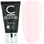 Изображение  Polygel for nail extension Cosmo Poly UV Gel 30 ml, № 2 Rose