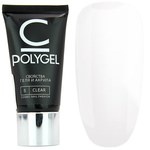 Изображение  Polygel for nail extension Cosmo Poly UV Gel 30 ml, No. 5 Clear