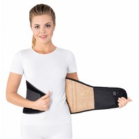 Изображение  Support warming bandage, woolen, 4 stiffeners TIANA Type 219 (black) size 2 81 - 90 cm, Size: 2