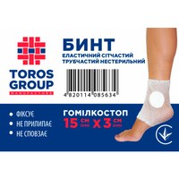 Изображение  Elastic mesh tubular bandage TIANA (ankle) 15cm*3cm, Size: 1