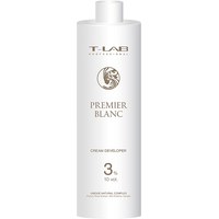 Зображення  Крем-проявник T-LAB Professional Premier Blanc Cream Developer 3% 10 vol, 1000 мл