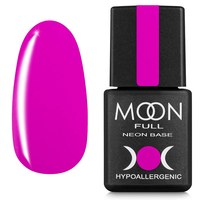 Зображення  Неонова база для нігтів Moon Full Neon Rubber Base №05 рожево-бузкова, 8 мл, Об'єм (мл, г): 8, Цвет №: 05