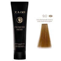 Изображение  Крем-краска для волос T-LAB Professional Premier Noir Innovative Colouring Cream 100 мл, № 9.0, Объем (мл, г): 100, Цвет №: 9.0