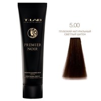 Зображення  Крем-фарба для волосся T-LAB Professional Premier Noir Innovative Colouring Cream 100 мл, № 5.00, Об'єм (мл, г): 100, Цвет №: 5.00