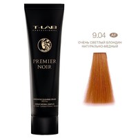 Изображение  TLAB Крем-фарба Premier Noir colouring cream 9.04 very light natural copper blonde 100 ml, Volume (ml, g): 100, Color No.: 9.04