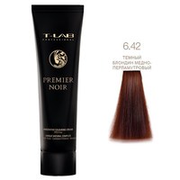 Изображение  Крем-краска для волос T-LAB Professional Premier Noir Innovative Colouring Cream 100 мл, № 6.42, Объем (мл, г): 100, Цвет №: 6.42