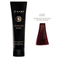 Изображение  TLAB Крем-фарба Premier Noir colouring cream 4.62 extra red iridescent brow 100 ml, Volume (ml, g): 100, Options: 4.62