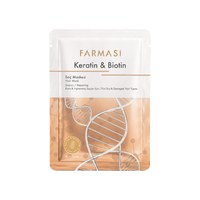 Изображение  Маска для волос «Кератин и биотин» Farmasi, саше 30 мл