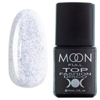 Изображение  Top for gel polish without a sticky layer Moon Full Fashion Disco Top, 15 ml, Volume (ml, g): 15