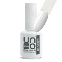 Изображение  Гель-лак для ногтей UNO Super White, супер белый, 15 мл, Объем (мл, г): 15, Цвет №: White