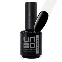 Изображение  Гель-лак для ногтей UNO Super Black, супер черный, 15 мл, Объем (мл, г): 15, Цвет №: Black