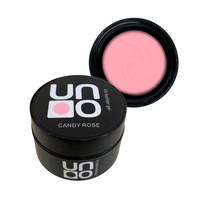 Изображение  Гель для наращивания ногтей UNO UV Builder Gel Candi Rose, 15 мл, Объем (мл, г): 15, Вариант: Candi Rose