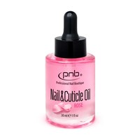 Изображение  Масло по уходу за ногтями и кутикулой PNB Nail&Cuticle Oil Rose, 30 мл