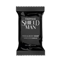 Зображення  Чоловіче мило для обличчя та тіла Farmasi Shield Man Amino Acid, 100 г