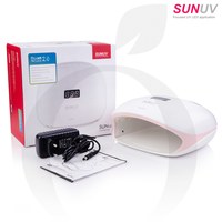 Зображення  Лампа для манікюру SUNUV SUN 4S White&Pink UV+LED Smart 2.0 48 Вт, біло-рожевий