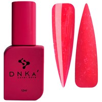 Зображення  База кольорова DNKa Cover №080 Furor Неоновий рожевий з поталлю, 12 мл, Об'єм (мл, г): 12, Цвет №: 080
