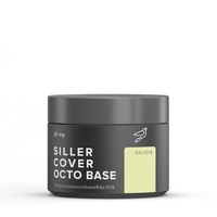 Изображение  Siller Base Cover Octo RAL 1018 camouflage base with Octopirox, 30 ml, Volume (ml, g): 30, Color No.: RAL 1018