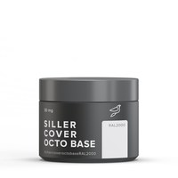 Изображение  Siller Base Cover Octo RAL 2000 camouflage base with Octopirox, 30 ml, Volume (ml, g): 30, Color No.: RAL 2000