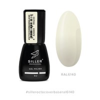 Изображение  Siller Base Octo Cover RAL 6140 camouflage base with Octopirox, 8 ml, Volume (ml, g): 8, Color No.: RAL 6140, Color: Light beige