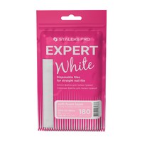 Изображение  Replaceable white files for a straight file on a soft base 180 grit STALEKS PRO EXPERT 20 30 pcs DFE-20-180w
