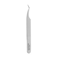 Изображение Professional eyelash tweezers L-shaped STALEKS PRO EXPERT 41 TYPE 7 TE-41/7