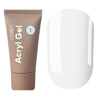 Изображение  Акрил-гель Valeri Acryl Gel 30 мл № 01, Объем (мл, г): 30, Вариант: 001