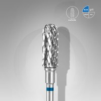 Изображение  Carbide milling cutter STALEKS PRO cylinder rounded blue diameter 5 mm / working part 13 mm
