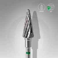 Изображение  STALEKS PRO carbide milling cutter green cone, diameter 6 mm / working part 14 mm