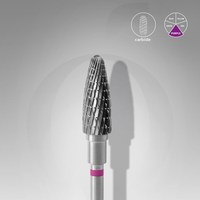Изображение  Carbide milling cutter STALEKS PRO corn purple, diameter 5 mm / working part 13 mm