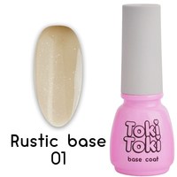 Изображение  Base for gel polish Toki-Toki Rustic Base RB01, 5 ml, Volume (ml, g): 5, Color No.: 1