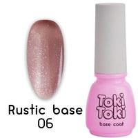 Изображение  Base for gel polish Toki-Toki Rustic Base RB06, 5 ml, Volume (ml, g): 5, Color No.: 6