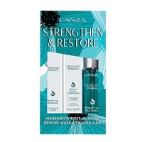 Изображение  Set for restoring damaged, dry hair L'ANZA Strength Holiday Trio Box