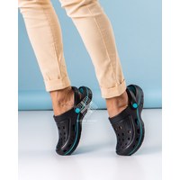 Изображение  Medical shoes Coqui Jumper black-turquoise s. 39, "WHITE ROBE" 396-474-864, Size: 39, Color: black-turquoise