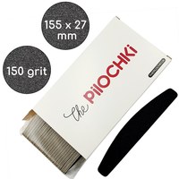 Зображення  Змінні файли для пилки ThePilochki (00136), 150 грит, Півмісяць 155 мм, з МП Чорні 50 шт