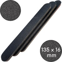 Изображение  Сменные бафы для пилки ThePilochki (00747), 180 грит, Прямые 135x16 мм, Черные 50 шт