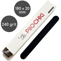 Изображение  Replacement files for file ThePilochki (00208), 240 grit, Flat 180 mm, without MP Black 50 pcs