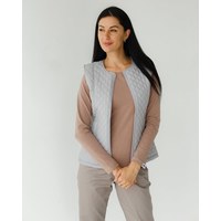 Изображение  Women's medical insulated vest Geneva gray s. 56-58, "WHITE ROBE" 366-328-844, Size: 56-58, Color: grey