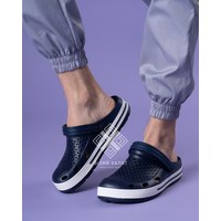 Изображение  Medical shoes Coqui Lindo dark blue/white (blue stripe) s. 41, "WHITE ROBE" 394-469-864, Size: 41, Color: dark blue/blue stripe